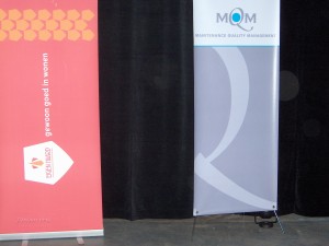 De banners van Eigen Haard en MQM 